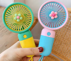 Mini Handheld Fan Portable Rechargeable Battery Operated Fan