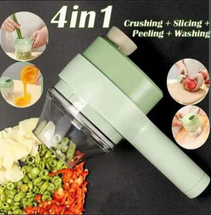 4 in 1 Handheld Vegetable Cutter and Chopper