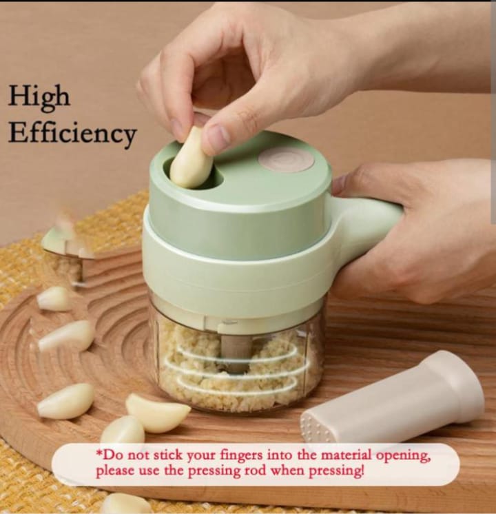 4 in 1 Handheld Vegetable Cutter and Chopper
