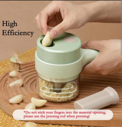 4 in 1 Handheld Vegetable Cutter and Chopper