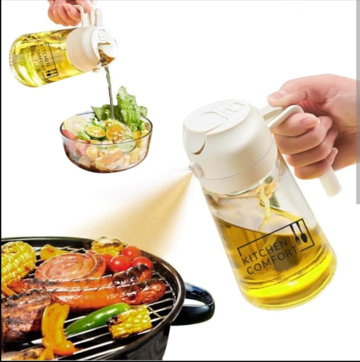 Multi-Function Kitchen Oil Spraying Bottle – Cooking Oil Mister & Dispenser