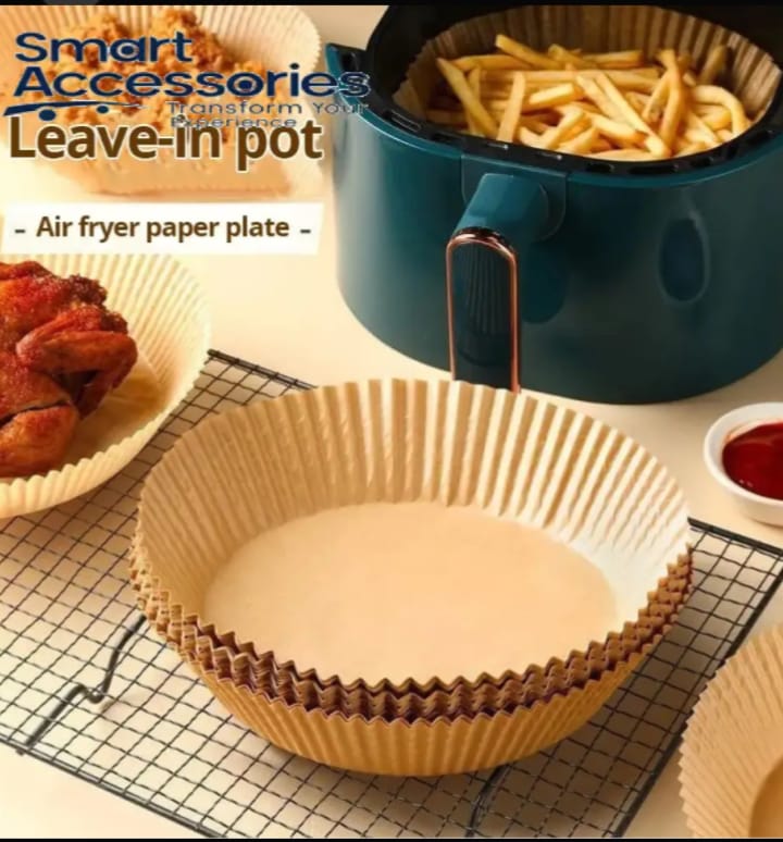 Air Fryer Liners – Non-Stick Disposable Baking & Cooking Paper Sheets